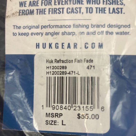 Huk Refraction Fish Fade Pursuit Shirt - Picture 11 of 11